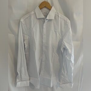 Calvin Klein French Cuff Slim Fit Dress Shirt
